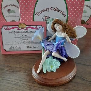 NIB Paradise Galleries Flower Fairy Porcelain Doll - Bluebell